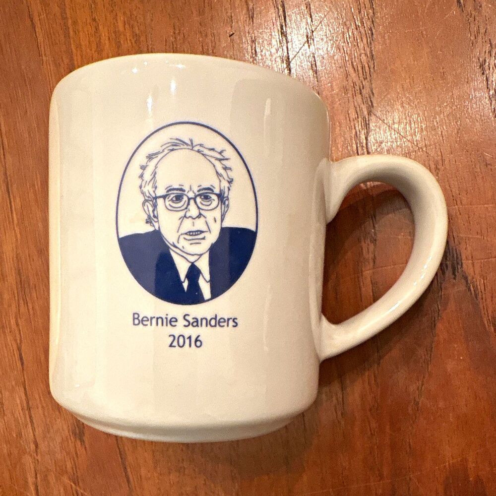Fishs Eddy Bernie Sanders 2016 Presidential Campaign Politics Ceramic Mug